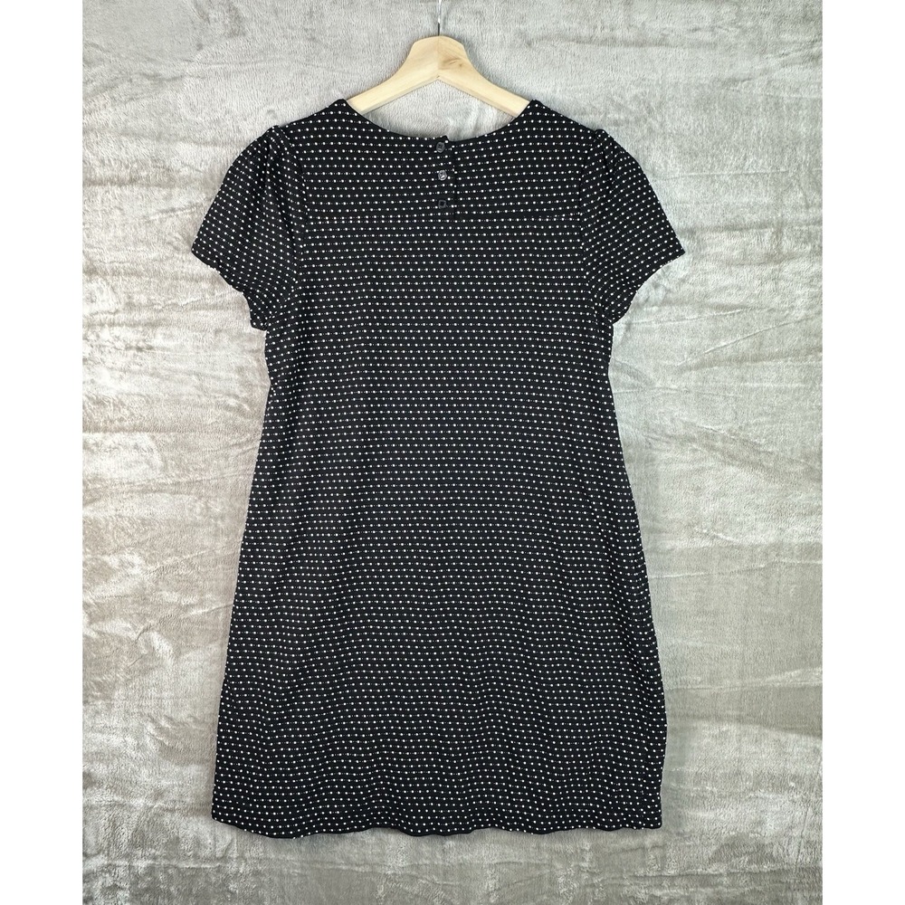 Anthropologie Maeve Women's Black/White Polka Dot Dress Lined‎ Medium - Picture 9 of 15